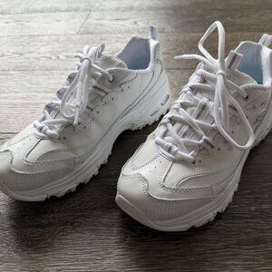 Skechers Women’s D’Lites Fresh Start Memory Foam Sneakers